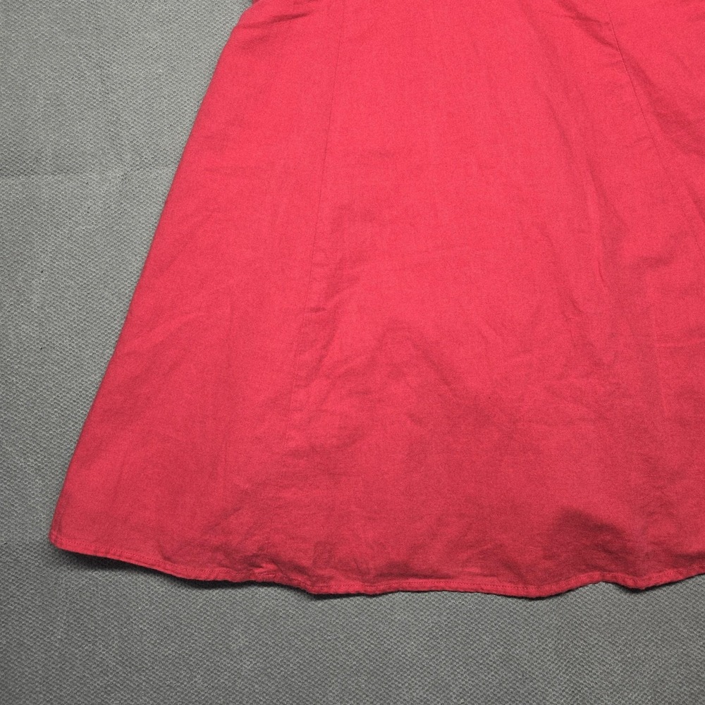 GAP Dress Womens S Pink Sundress Fit & Flare Short Sleeveless Smocked Strappy‎ - Picture 3 of 15
